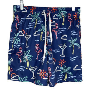 Chubbies The Neon Lights Board Shorts Men Medium 5.5" Colorful Resort Beach